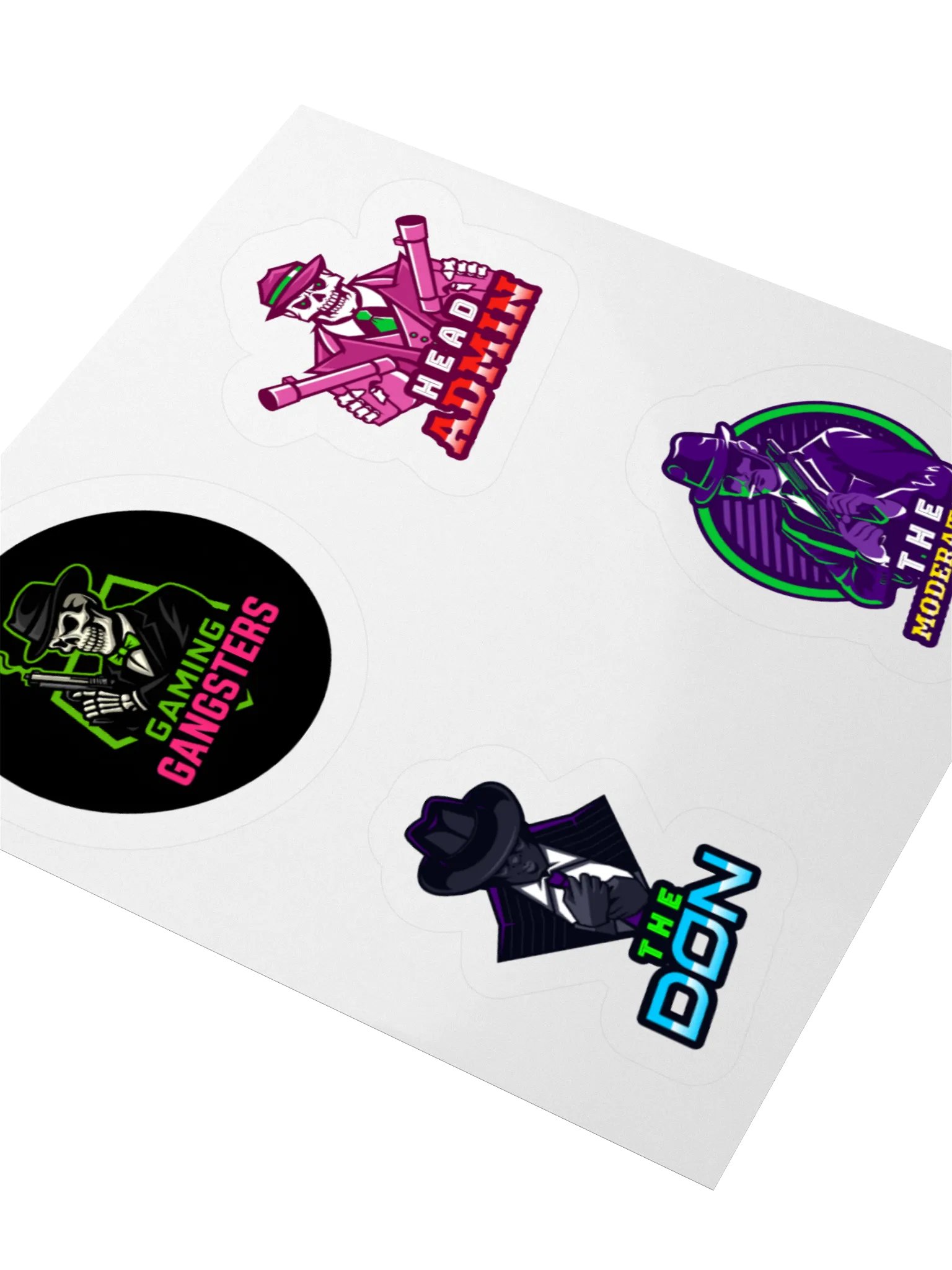 Gaming Gangster Kiss Cut Stickers product image (3)