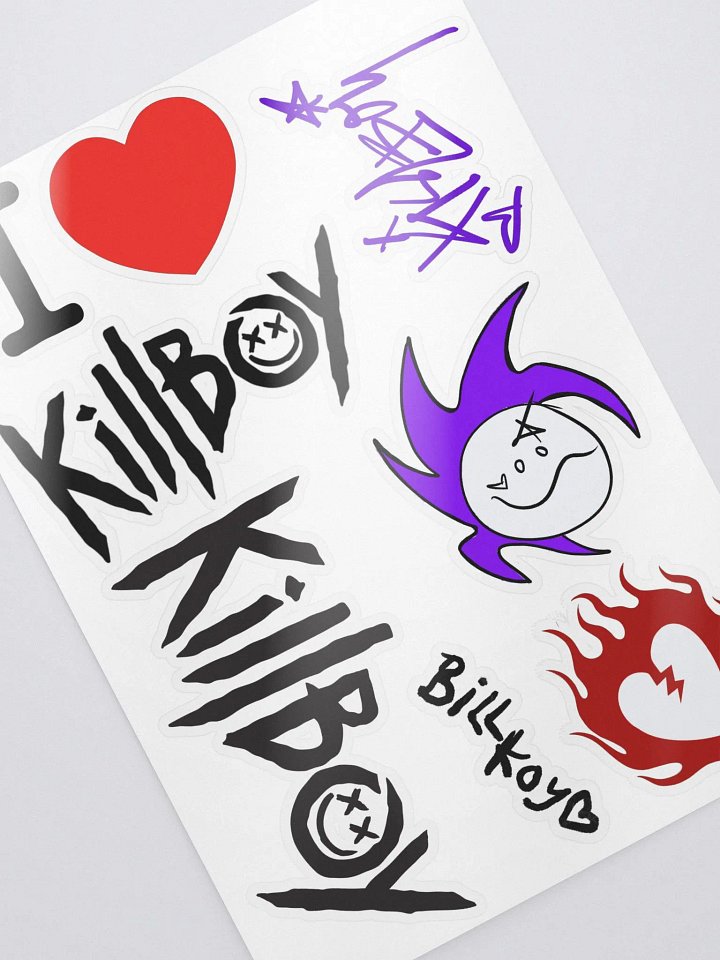 KILLBOY LIFESTYLE STICKER SHEET product image (2)