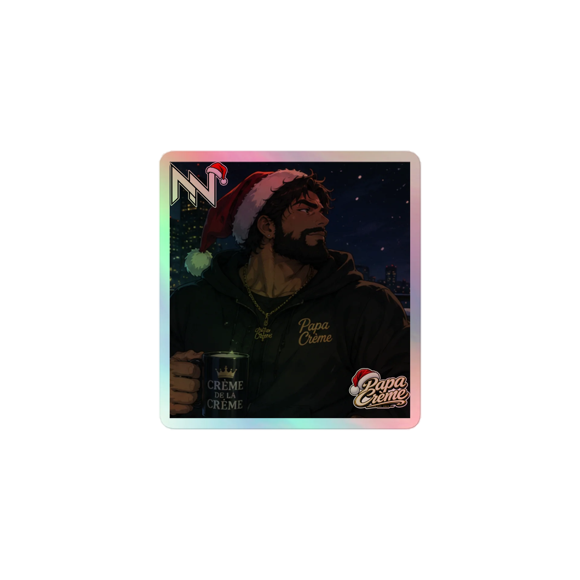 Papa Crème Limited Edition Holo Sticker product image (1)