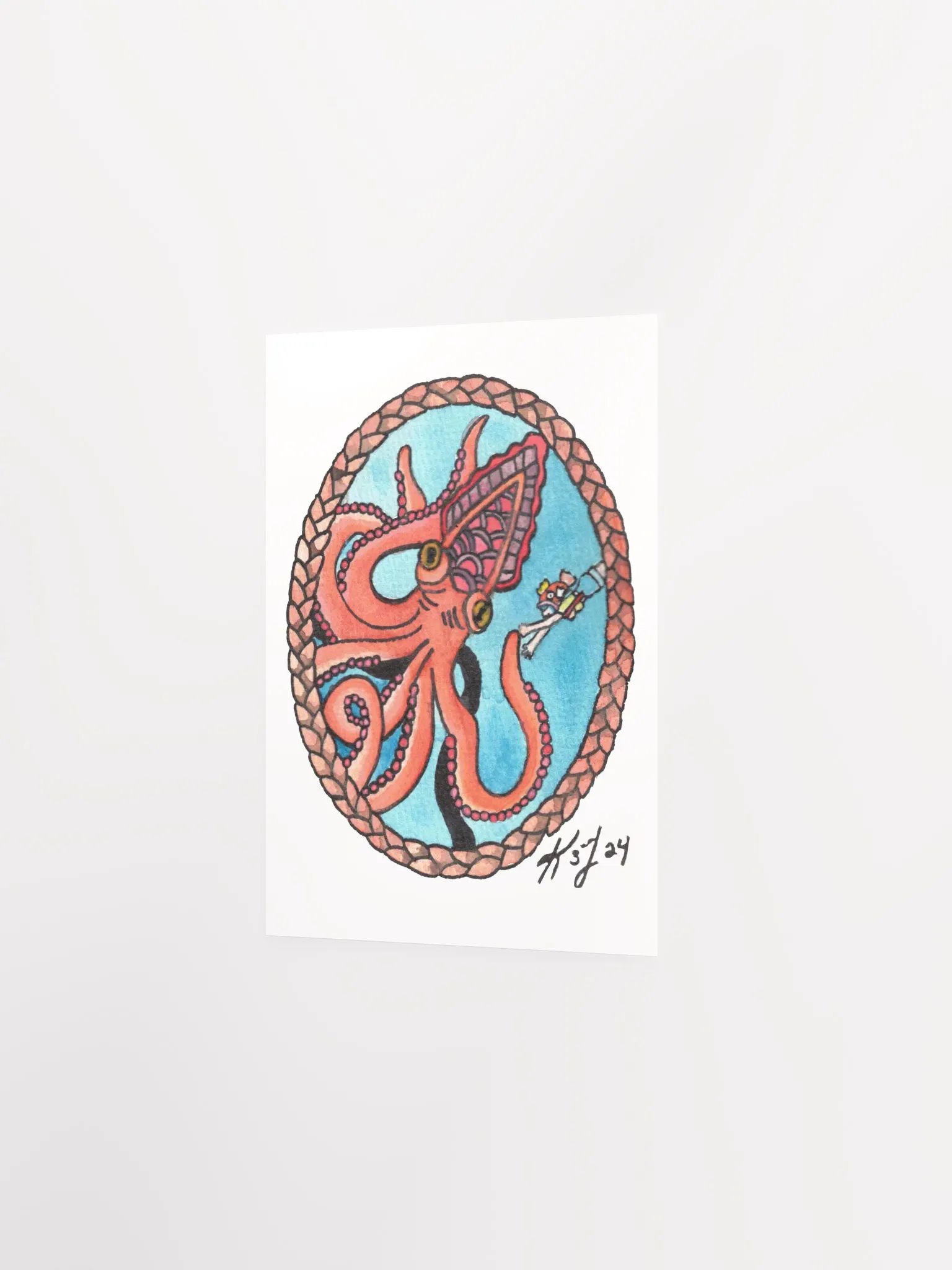 Kel and Kraken Print product image (11)