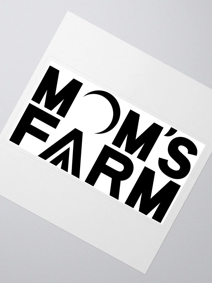 Mom's Farm Black Sticker product image (2)