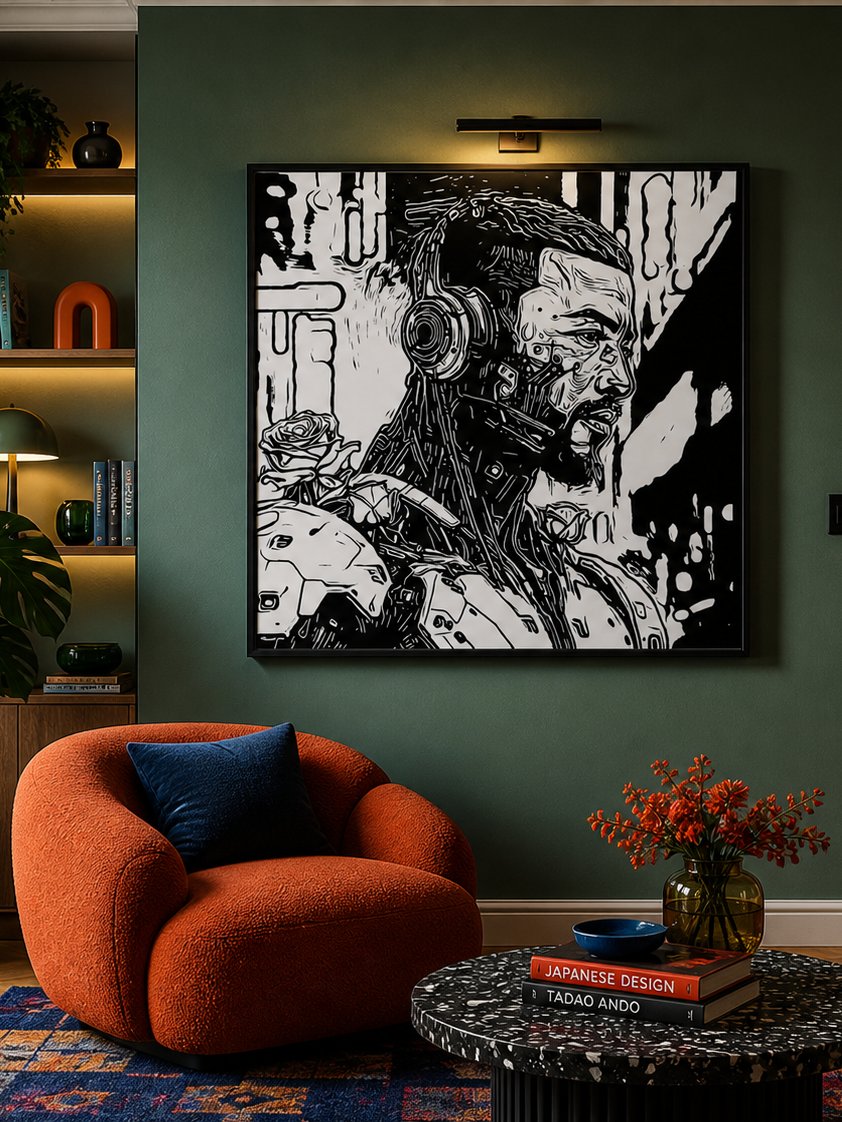 Cyber Serenity Wallart - Canvas Wallart product image (1)