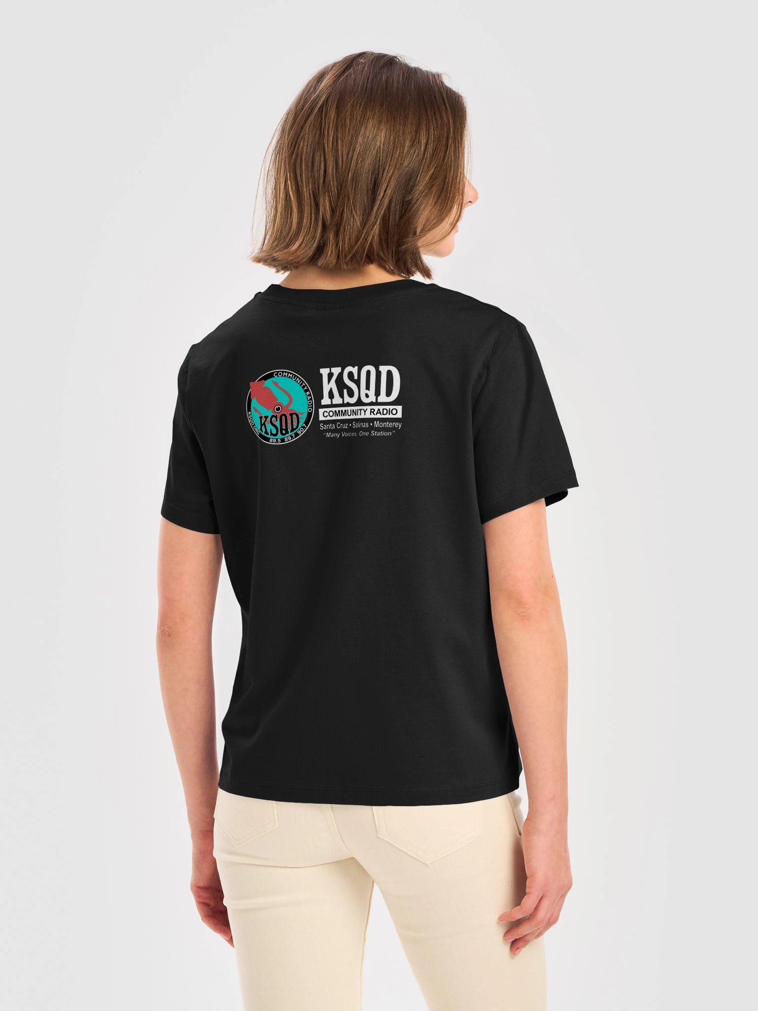 KSQD 2026 Winning Design – Squid & Ocean Organic Ribbed Neck Dark Edition T-Shirt product image (4)