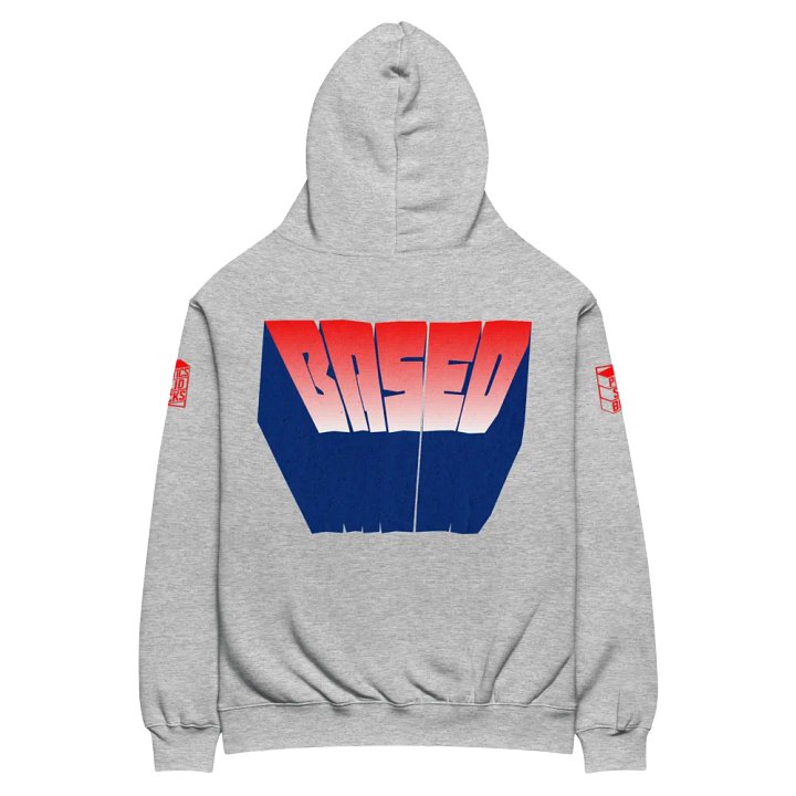 BASED American Flag Mugshot + Bold Letters ~Sweater 1~ product image (2)