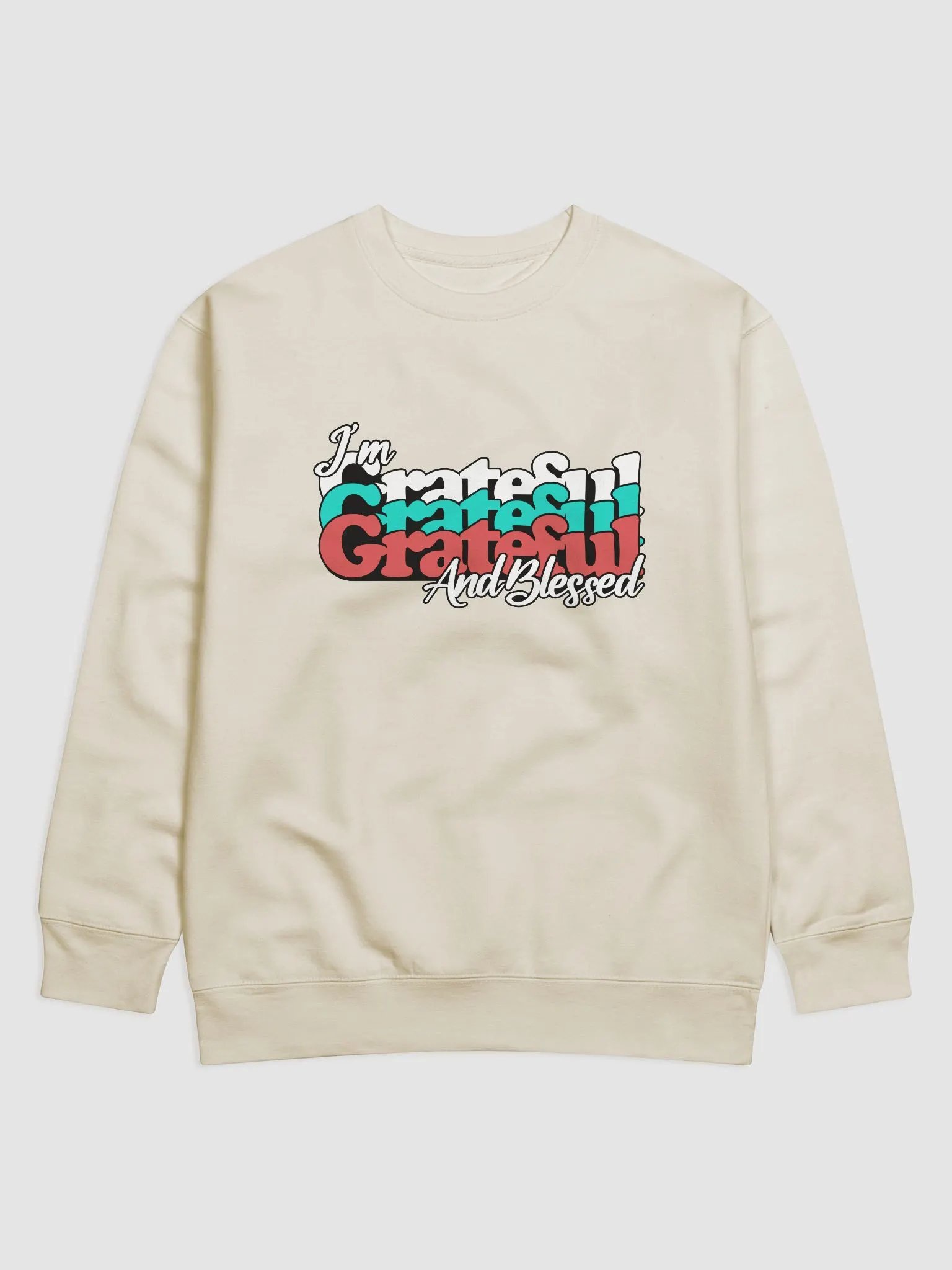 Grateful & Blessed Layered Sweatshirt product image (5)