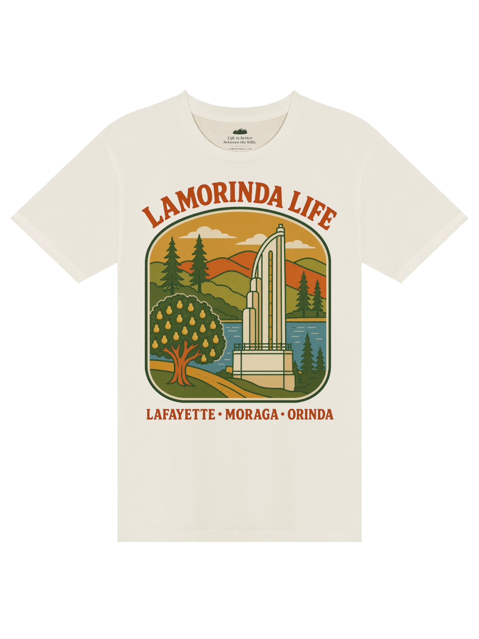 Lamorinda Life Three Towns Graphic T-Shirt product image (1)