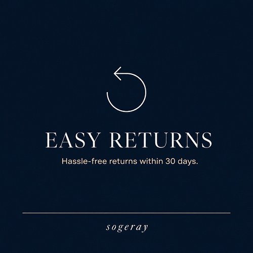 Changed your mind? No stress.

Hassle-free returns within 30 days.
If something arrives damaged or isn't right, we replace it...