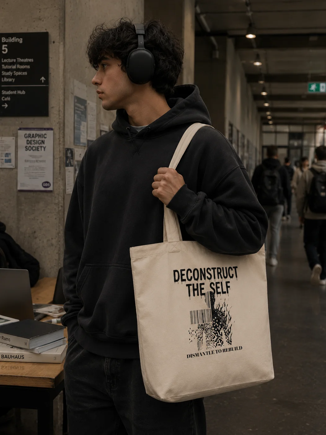 Deconstruct The Self | Grunge Streetwear Tote product image (1)