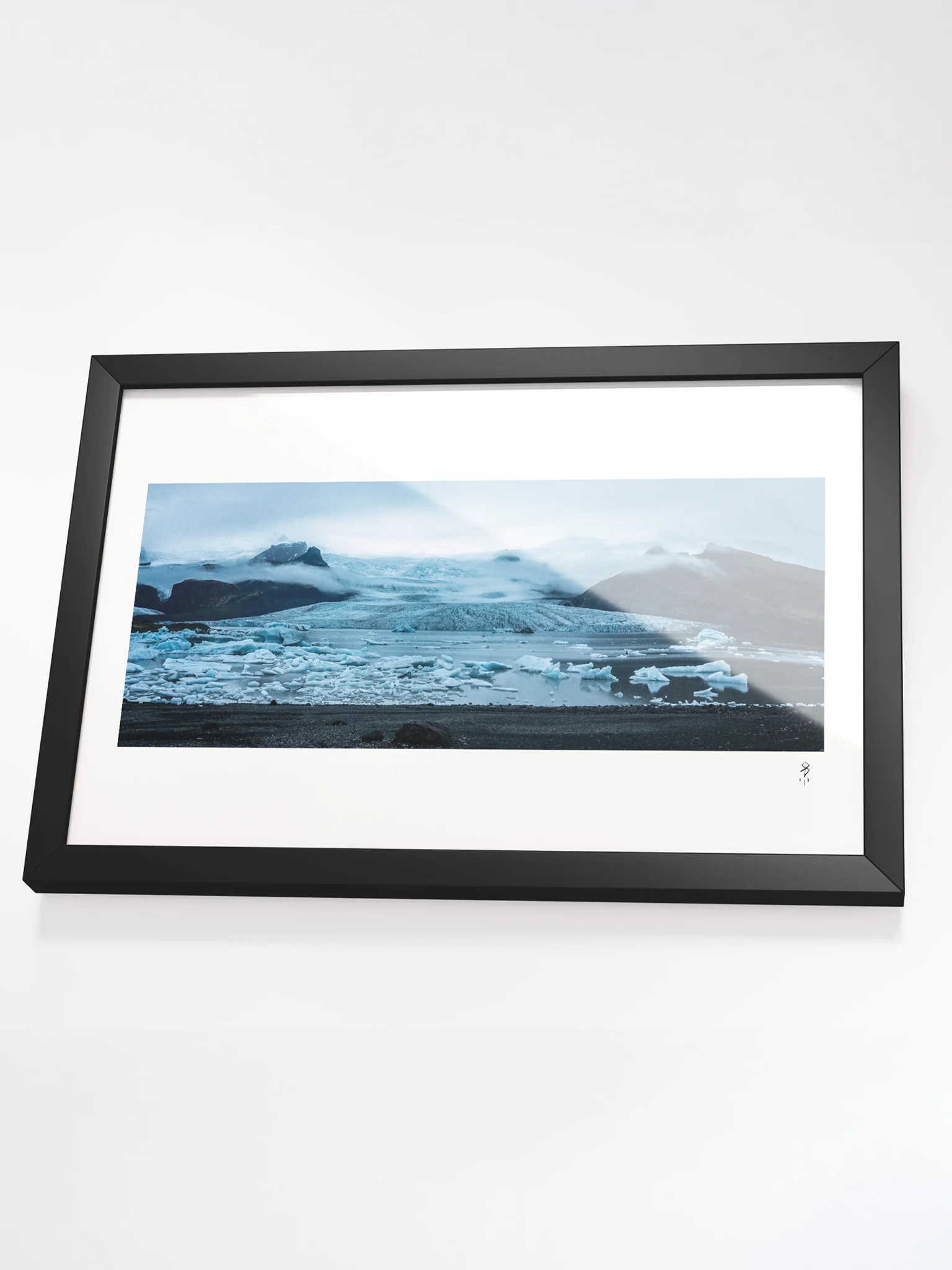 "Glacier" - Framed Print product image (2)