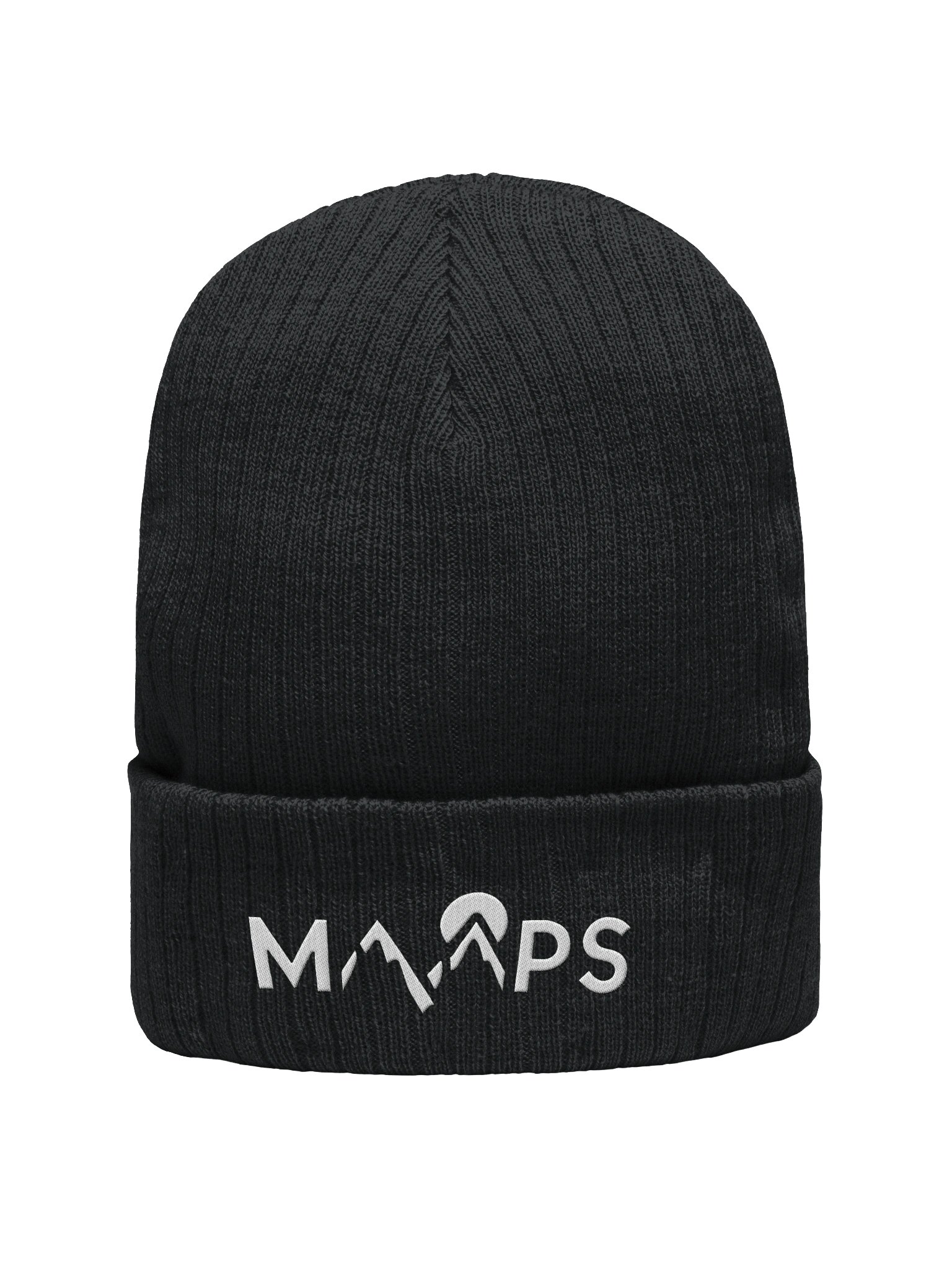 Ribbed MAAPS Beanie - White Logo product image (19)