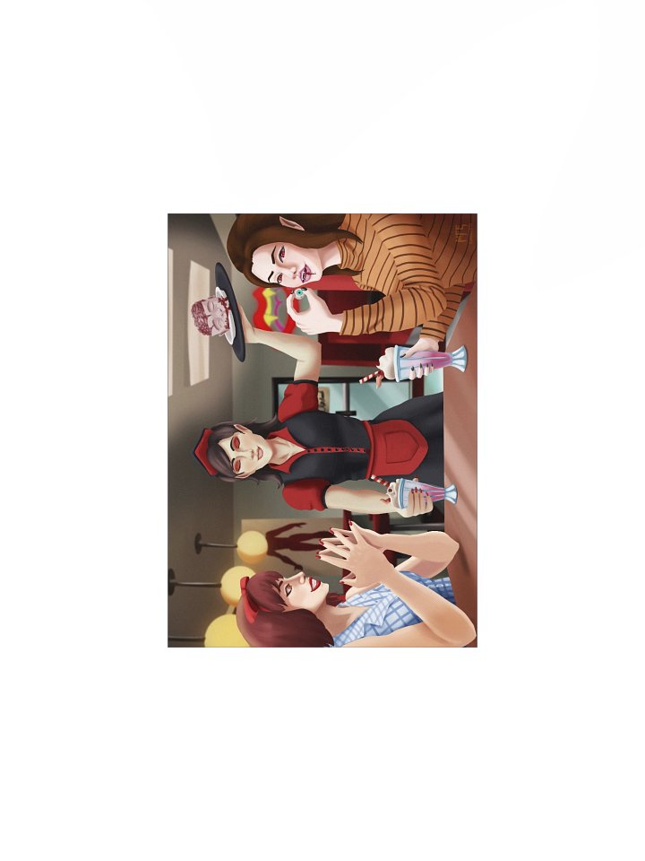 Fresh Flesh Cafe Print product image (1)
