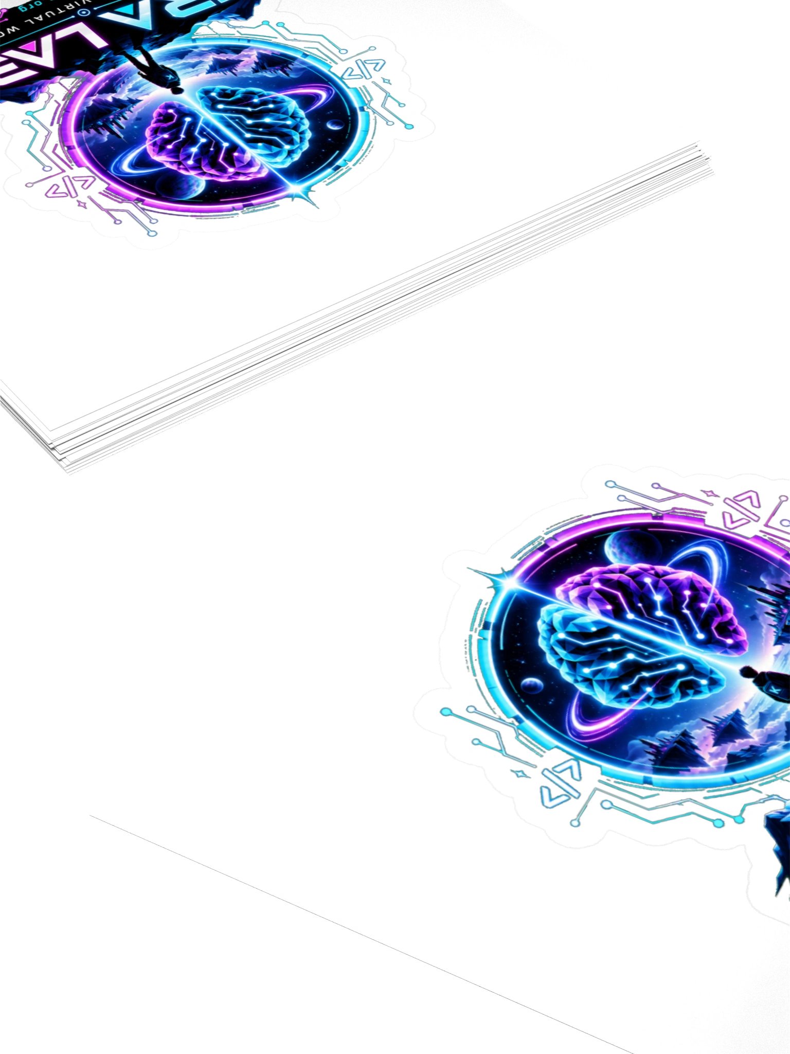Kira Labs AI Coding Virtual Worlds Sticker product image (10)