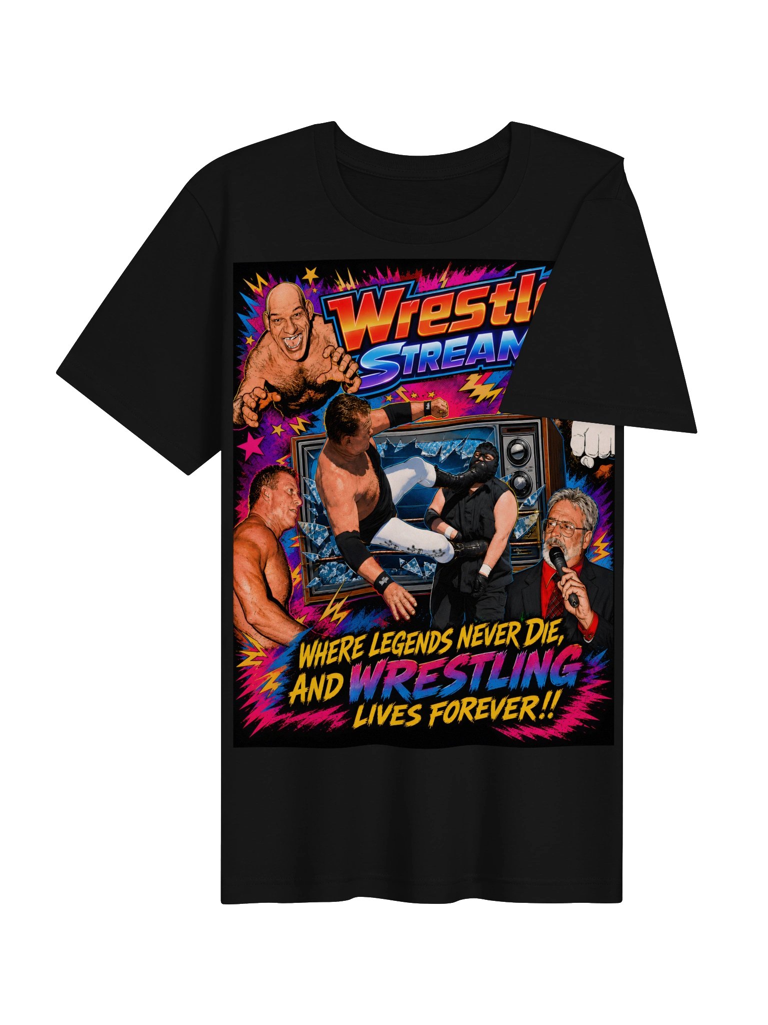 WrestleStream Graphic T product image (4)