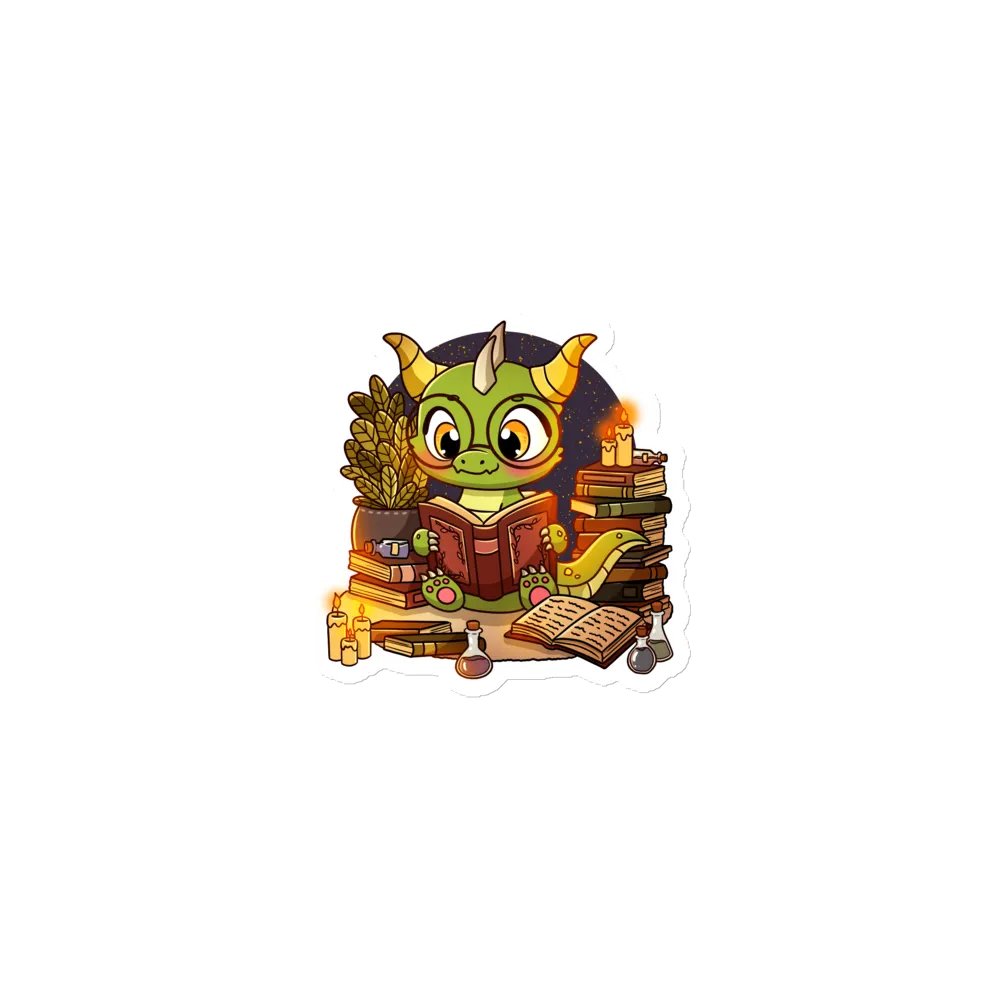 Book Dragon Magnet product image (1)