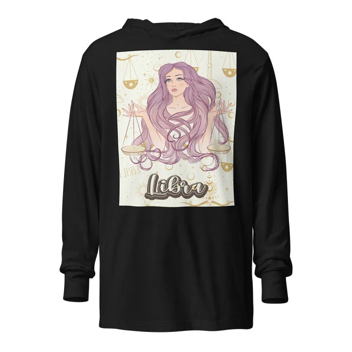 Libra Uni-Sex Hooded Tee product image (1)