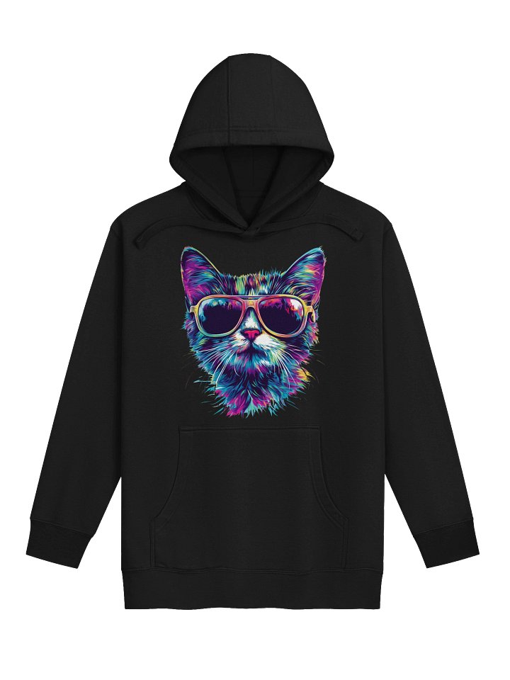 Psychedelic Cat Hoodie product image (7)