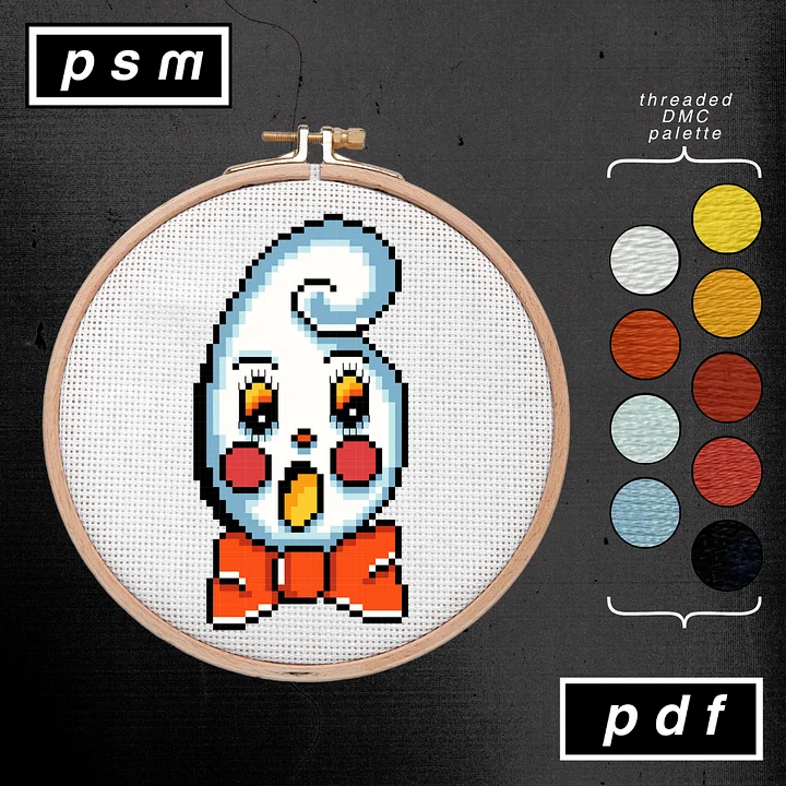 Vintage Halloween Ghost Pattern product image (1)