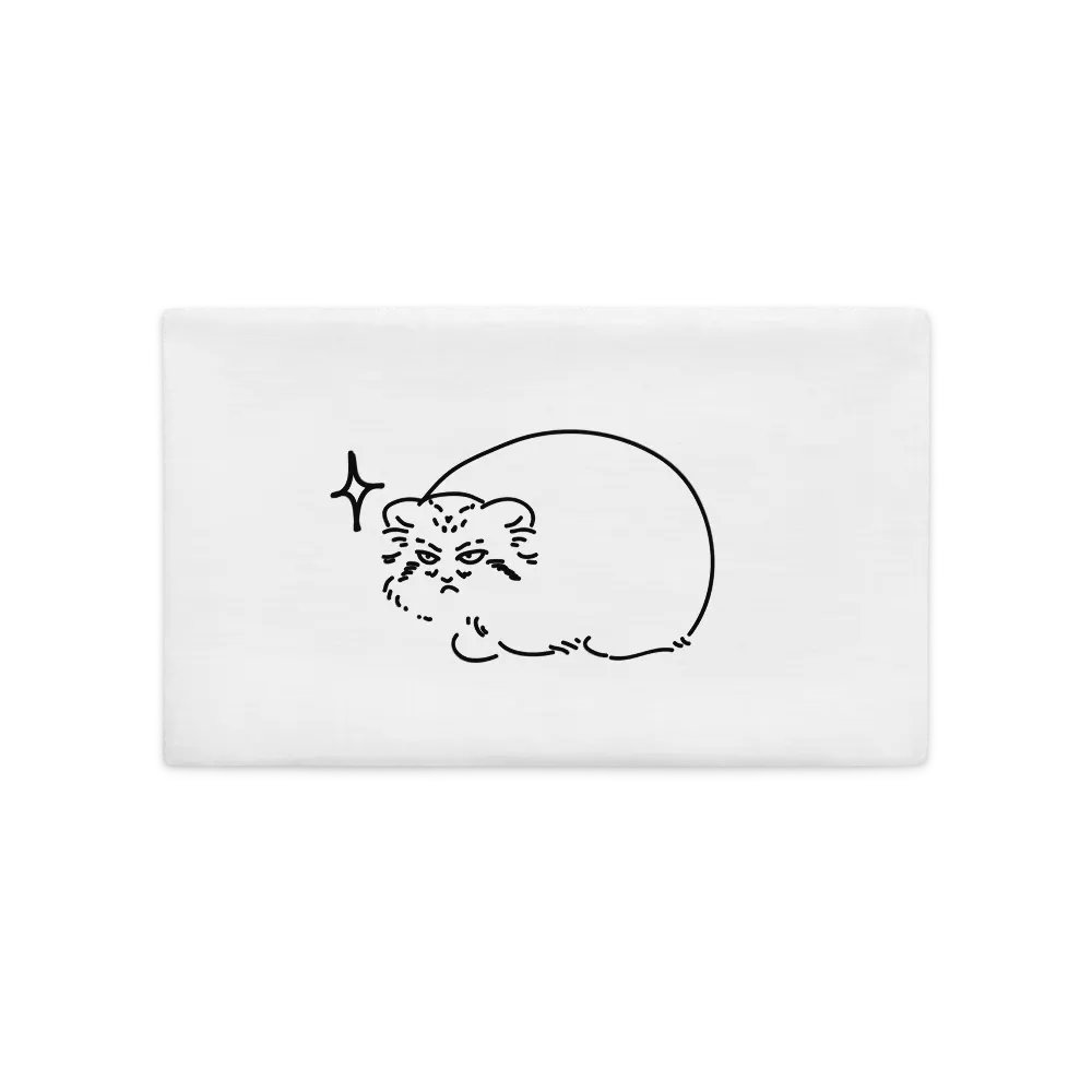 Grumpy Manul - Pillow Case product image (2)