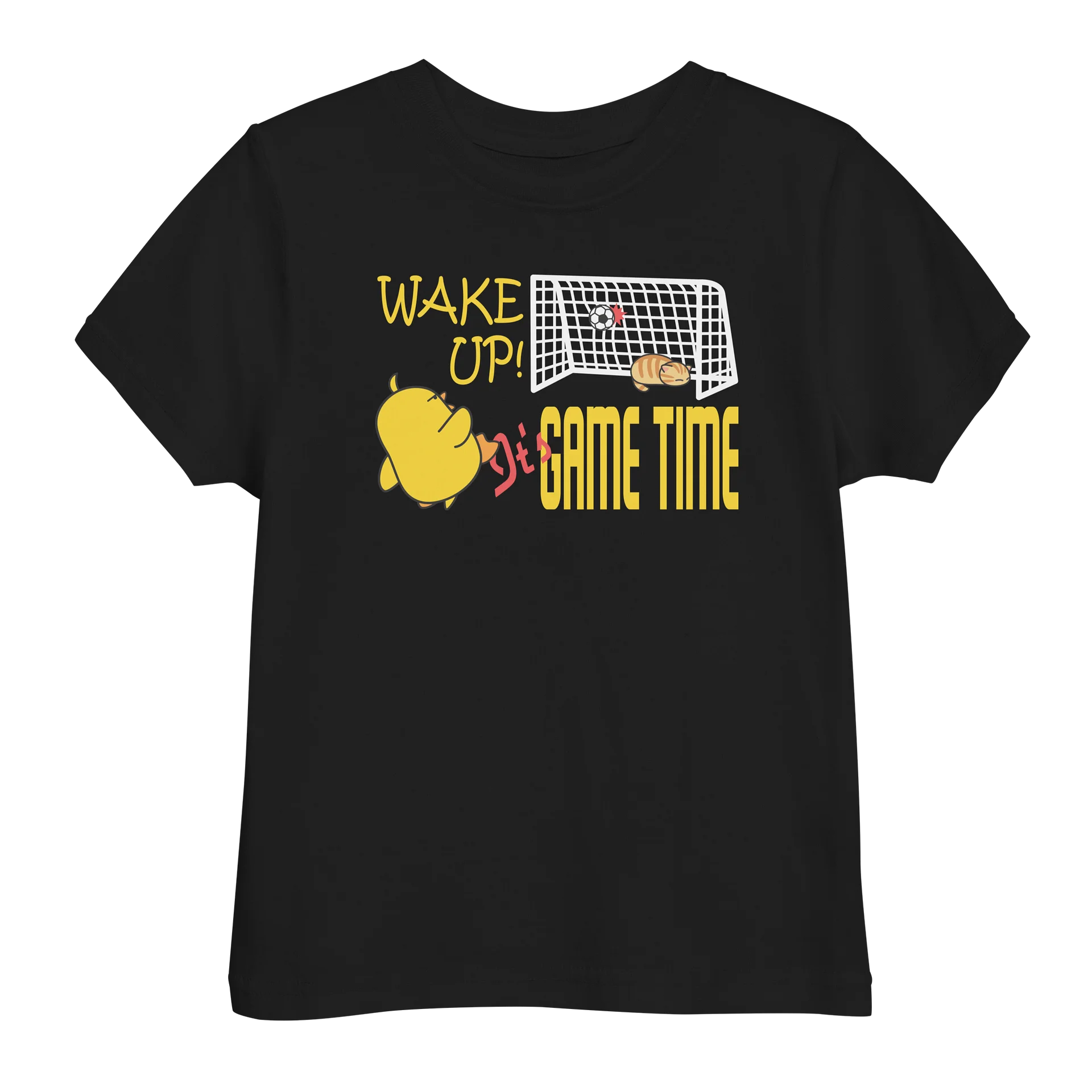 Soccer Cat (WAKE UP, It's GAME TIME) - Toddler T-shirt product image (3)