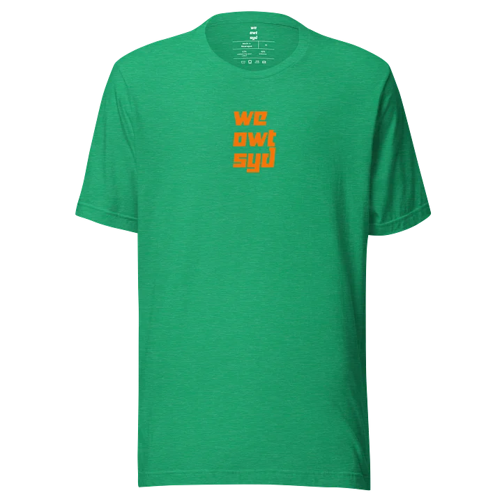 WeOwtsyd Gen 2 Premium T-Shirt - Alt Green/Orange product image (1)