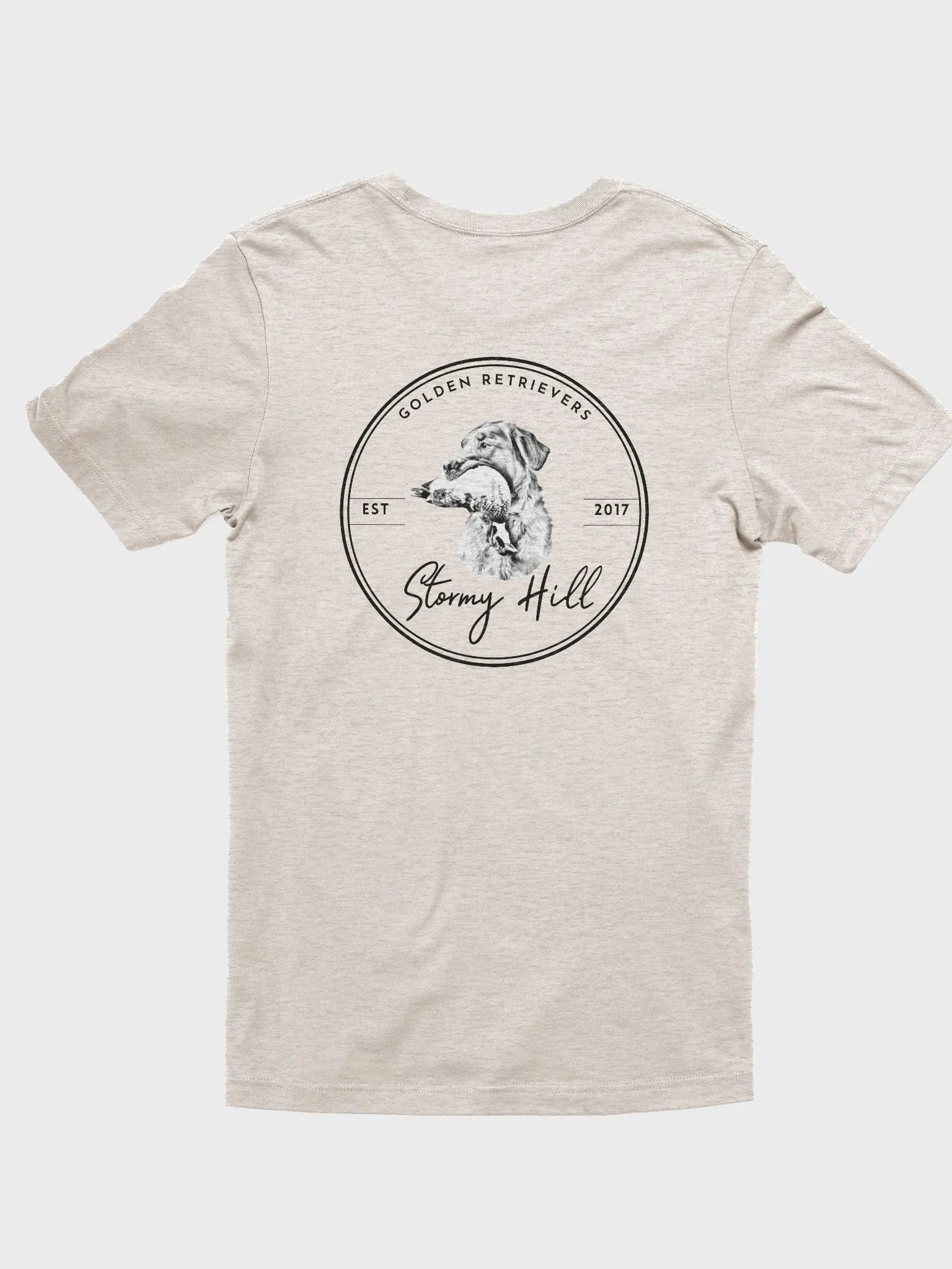 Stormy Hill Logo tee front and back product image (2)