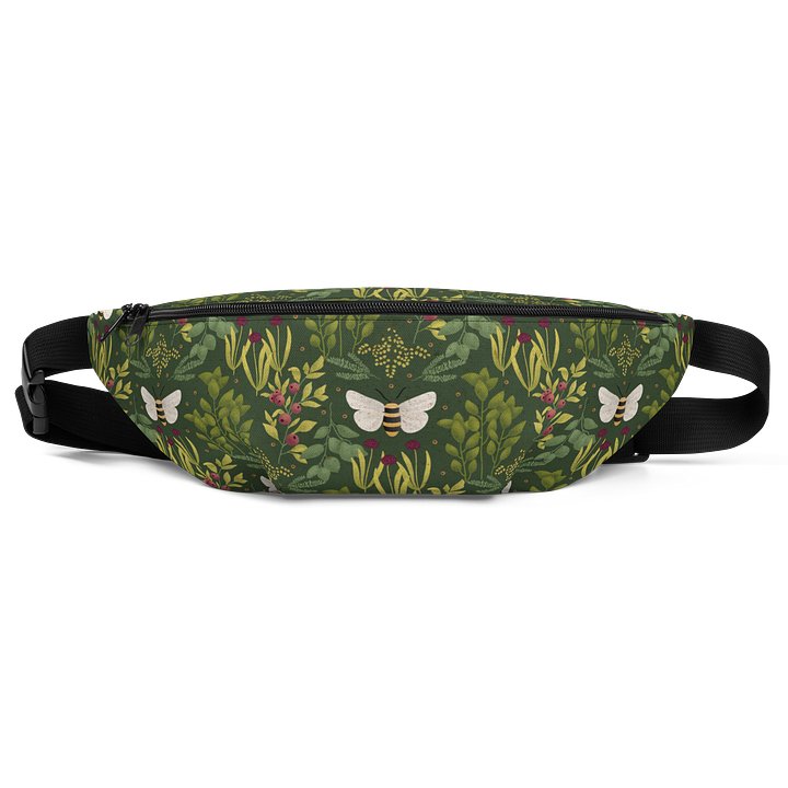 Bees and Foliage Canvas Fanny Pack product image (1)