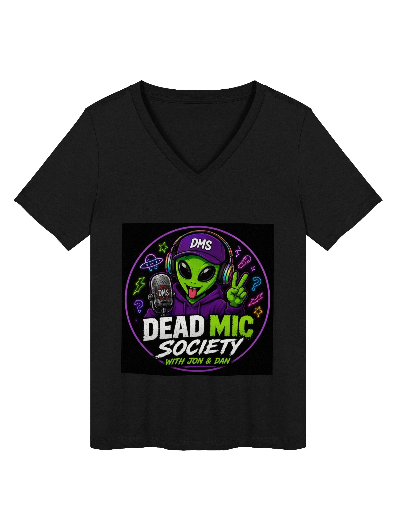 DMS Women's V-Neck Tee product image (1)