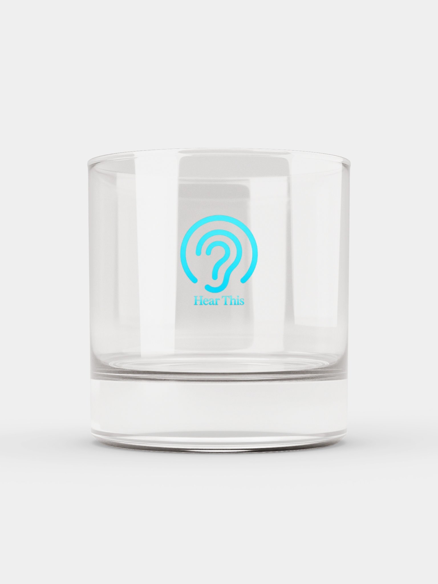 Rocks Glass - Cyan Print product image (1)