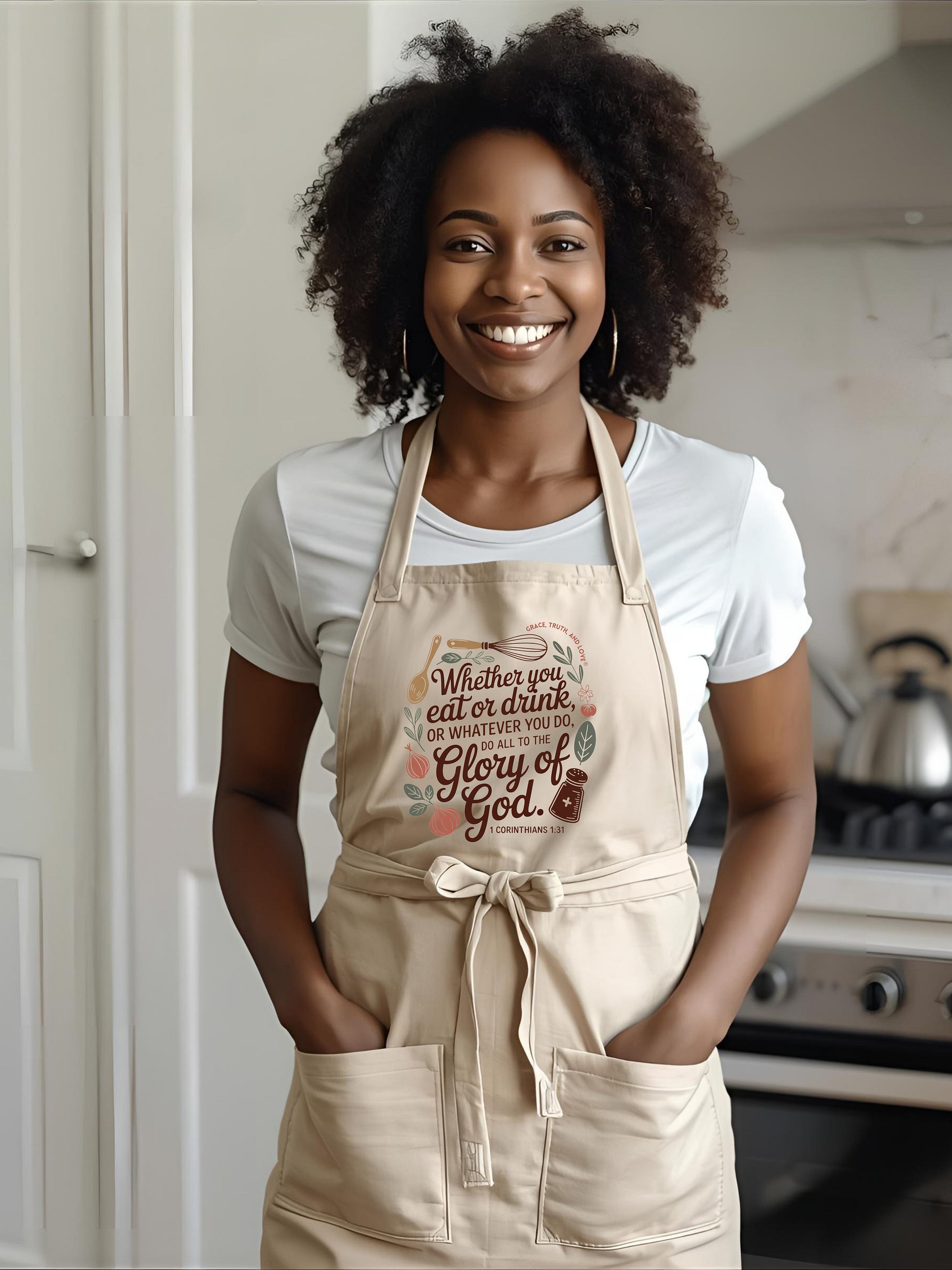 Cook to the Glory of God! Apron product image (1)