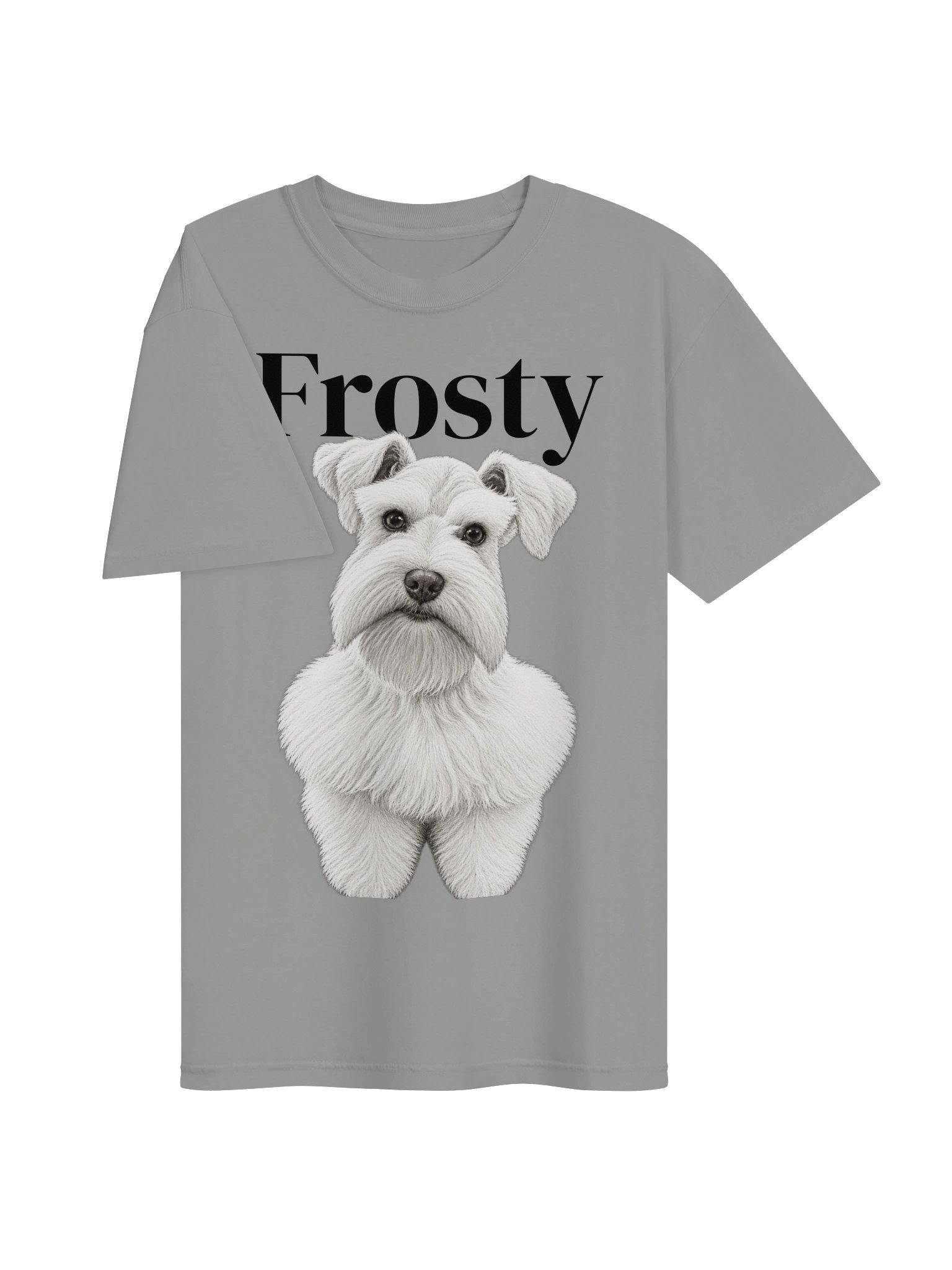 Custom Dog Portrait T-Shirt – Personalized Pet Photo & Name Tee product image (3)