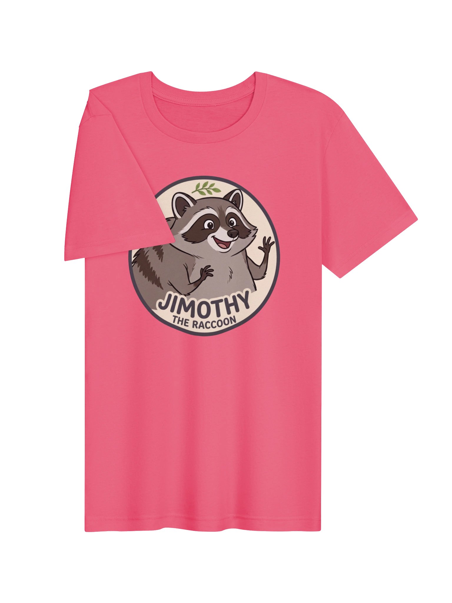 Jimothy the Raccoon Pink Tee product image (3)