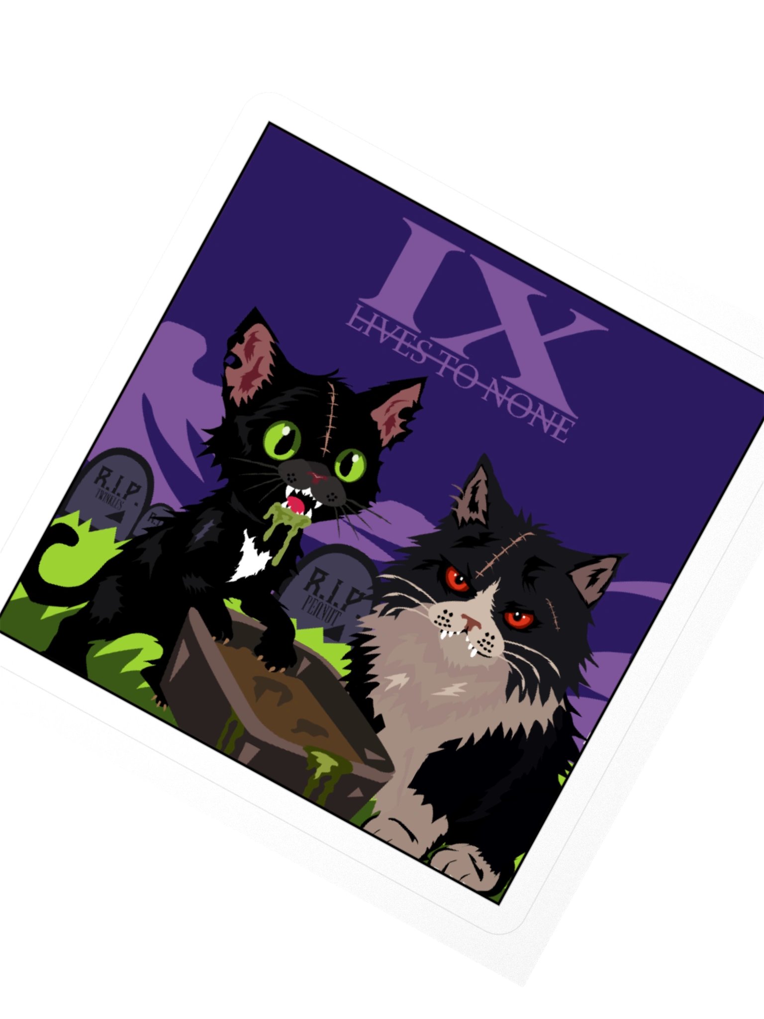 Litter Box Of Horrors Stickers product image (2)