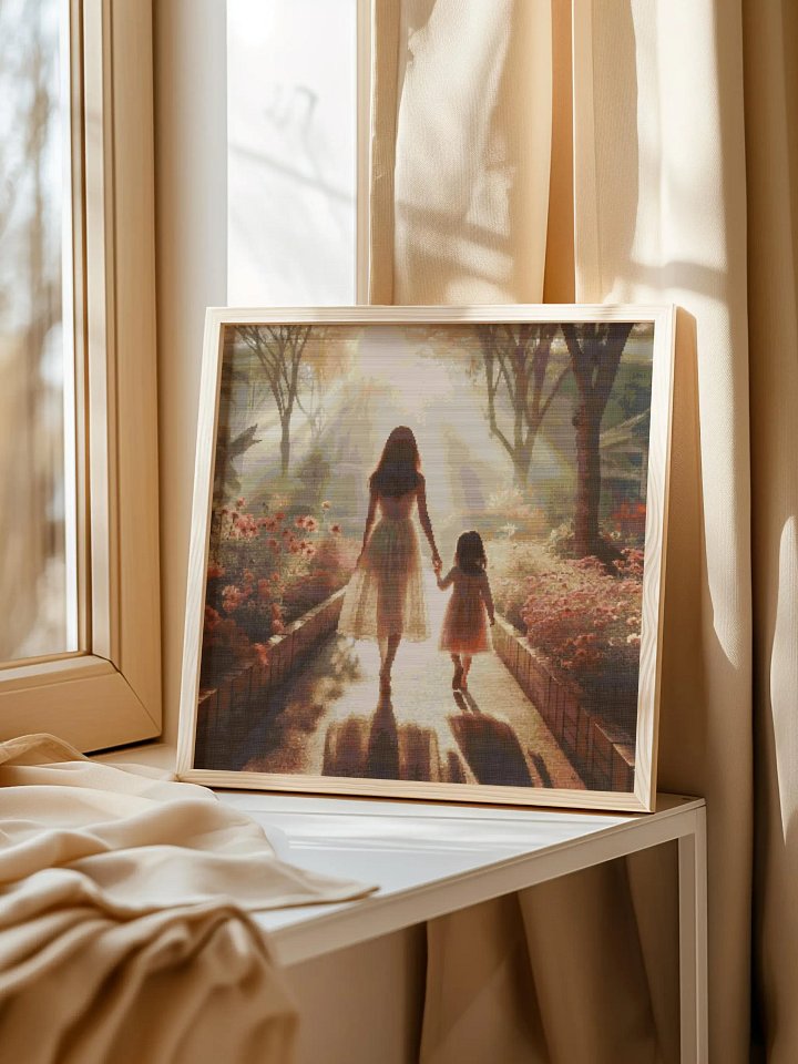 Steps Of Love Cross Stitch Pattern product image (2)