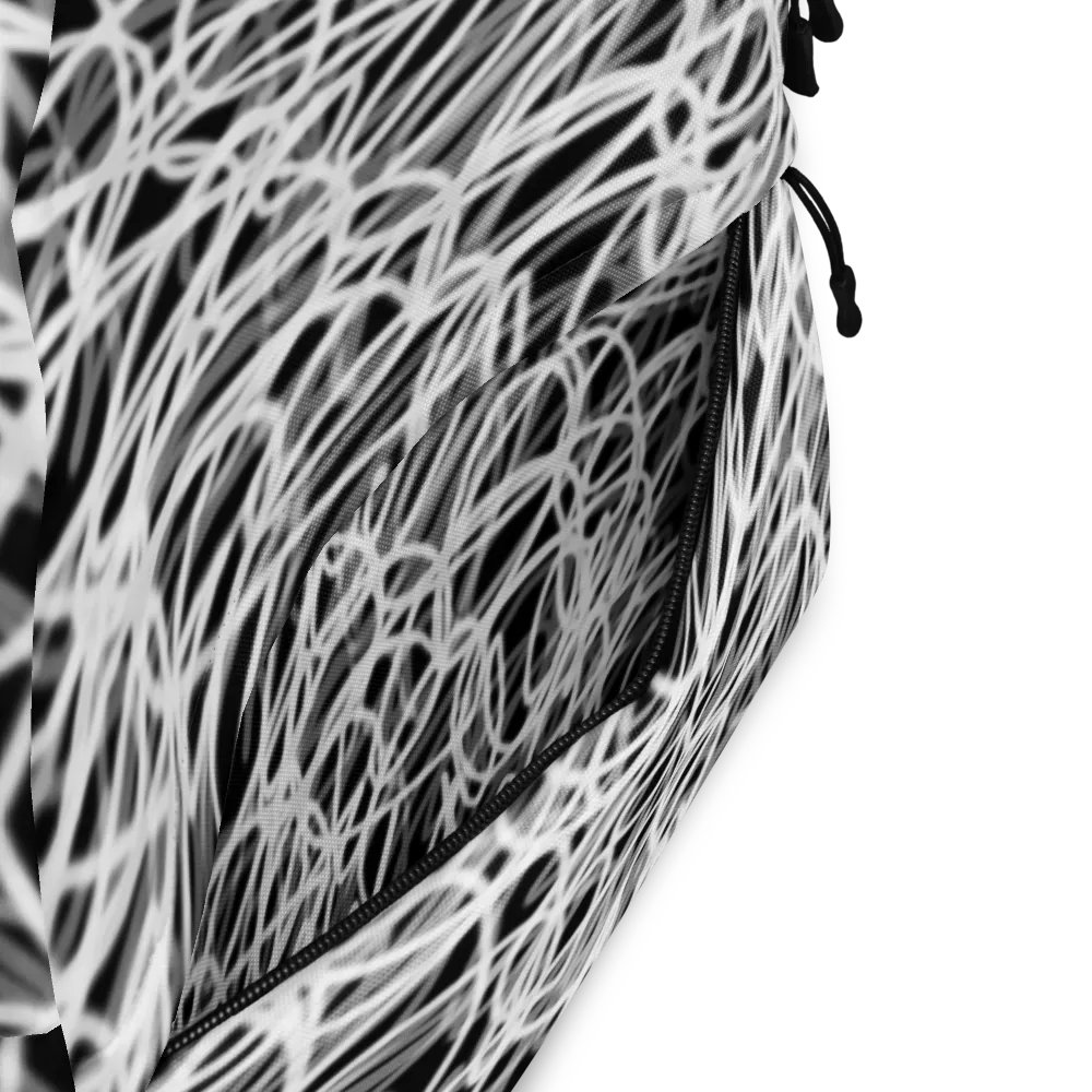 Squiggled zebra backpack product image (11)