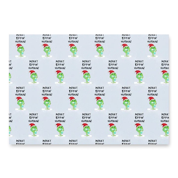 Less Merry Humbug - Gift Wrapping Paper product image (2)