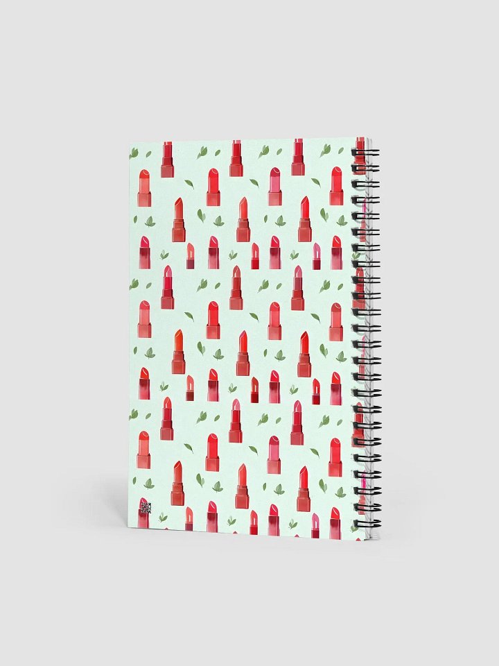 Lipstick Garden Spiral Notebook product image (2)