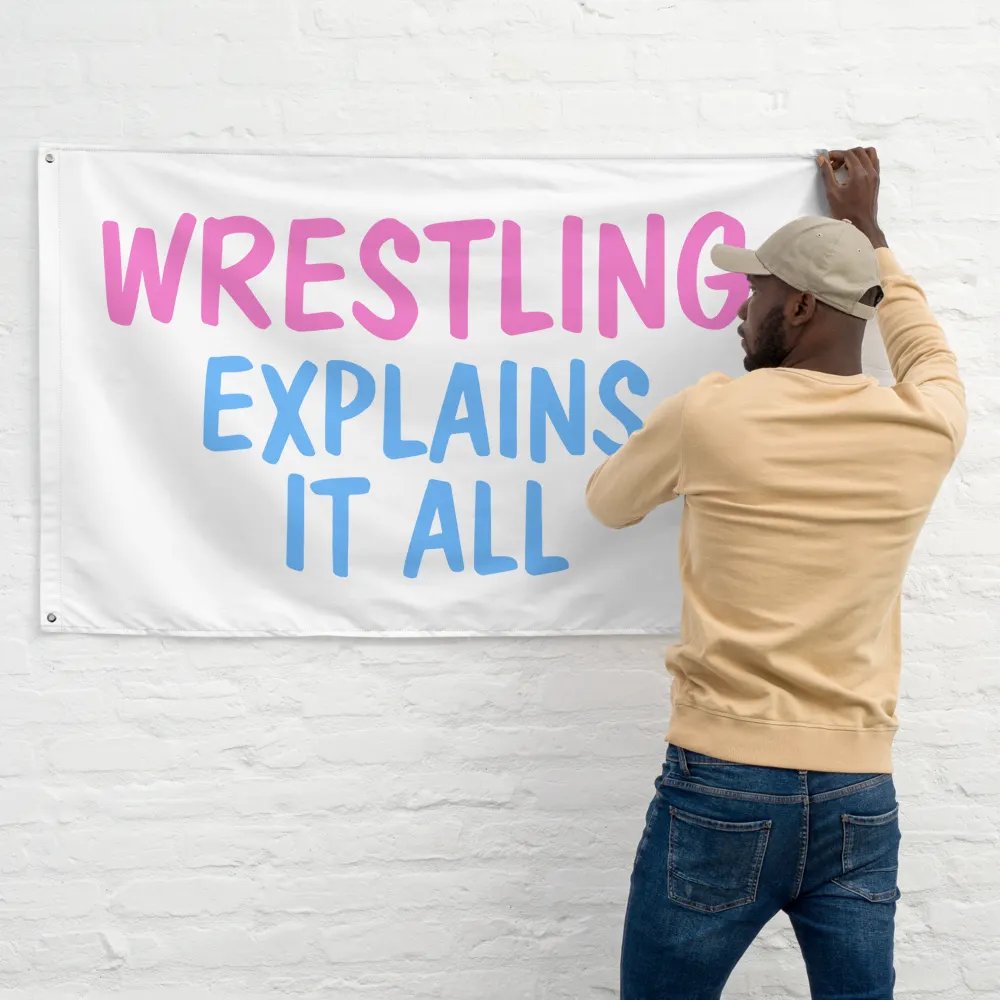 Wrestling Explains It All (Flag) product image (11)