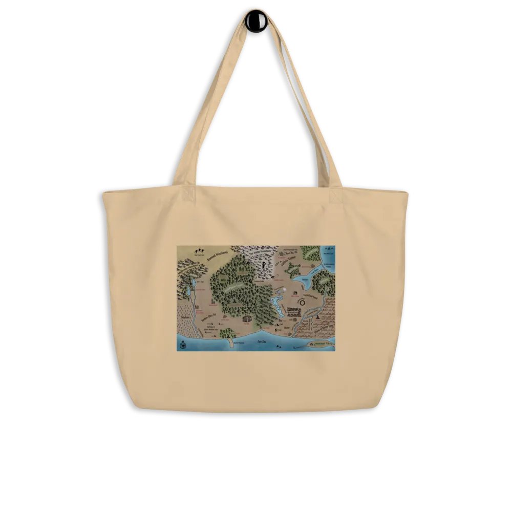 Qweendom map two-sided tote product image (4)