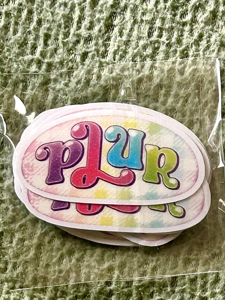 PLUR Sticker product image (1)