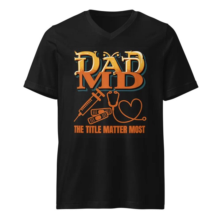 DAD MD Medical Typography T-Shirt product image (1)