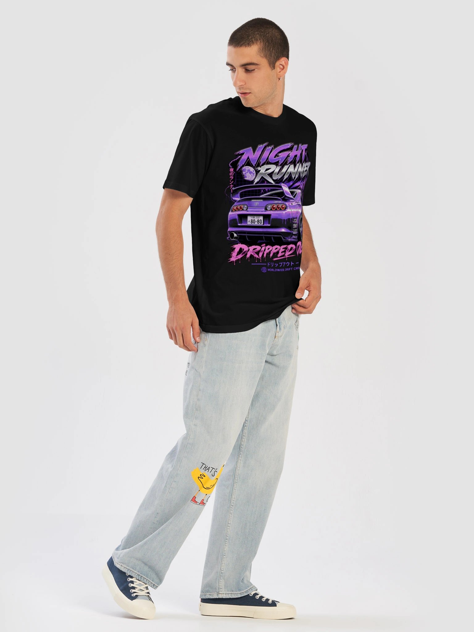 Night Runner JZA80 Supra Graphic Tee product image (7)