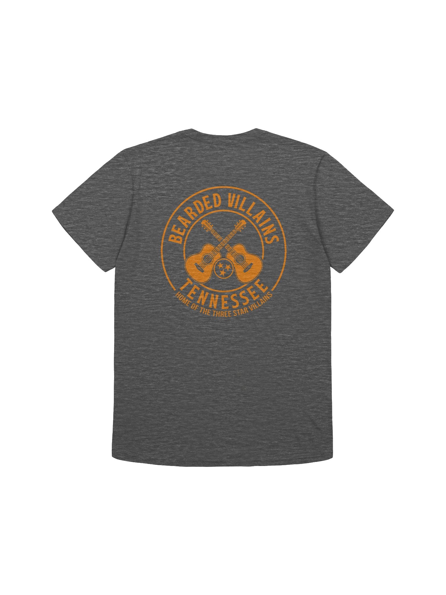 TSV Bearded Villains Tennessee T-Shirt | Bold Vols Guitar Design | Brotherhood & Southern Pride Tee product image (2)