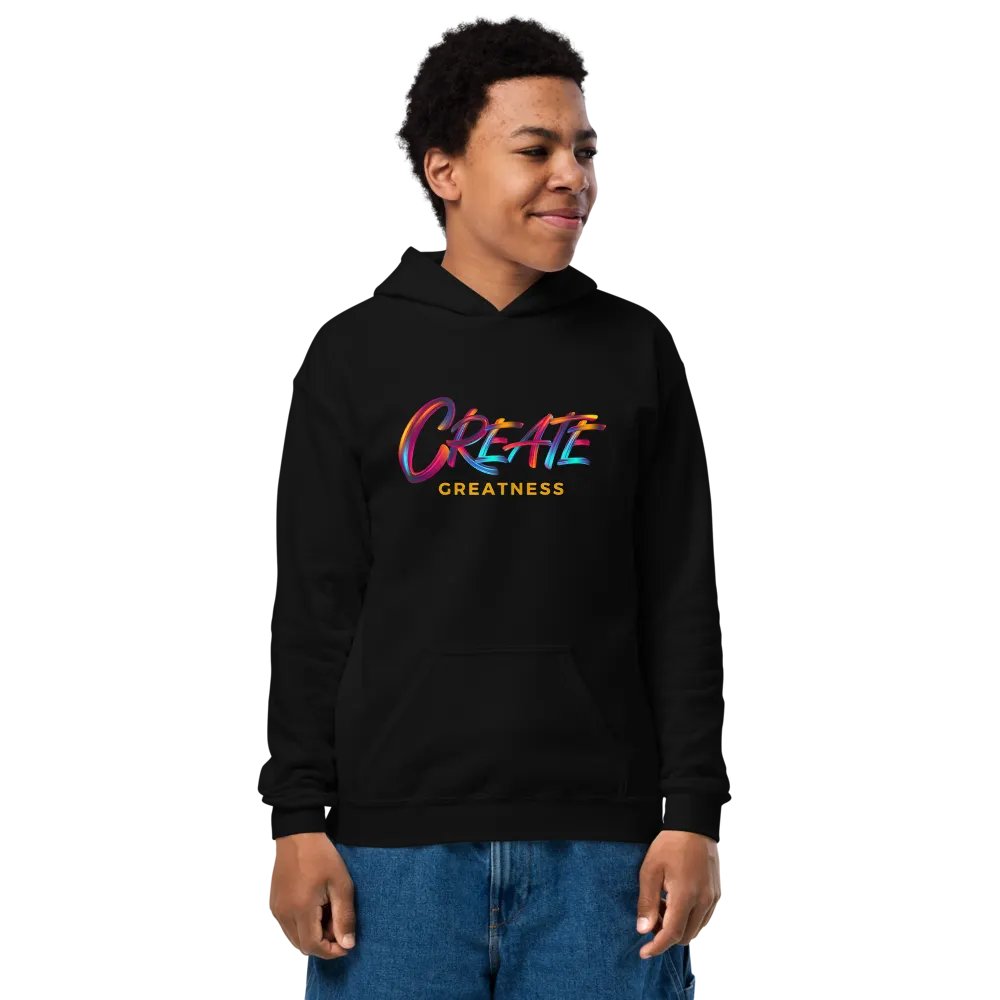 Create Greatness Youth Hoodie product image (1)