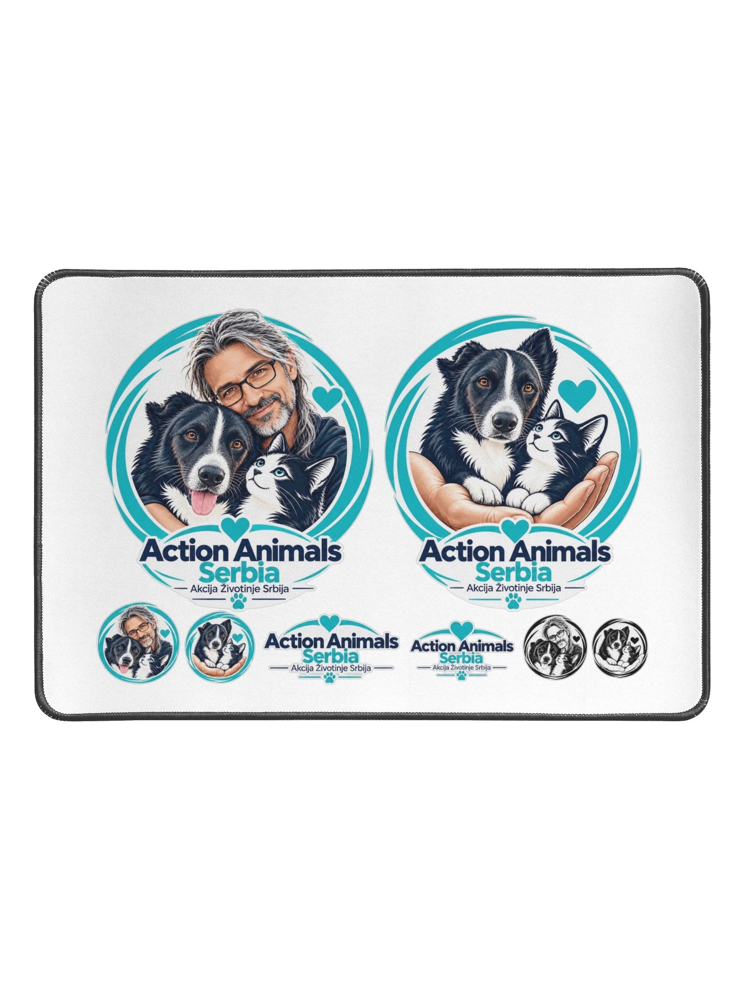 AAS · Tierfamilie – Schreibtischmatte product image (1)