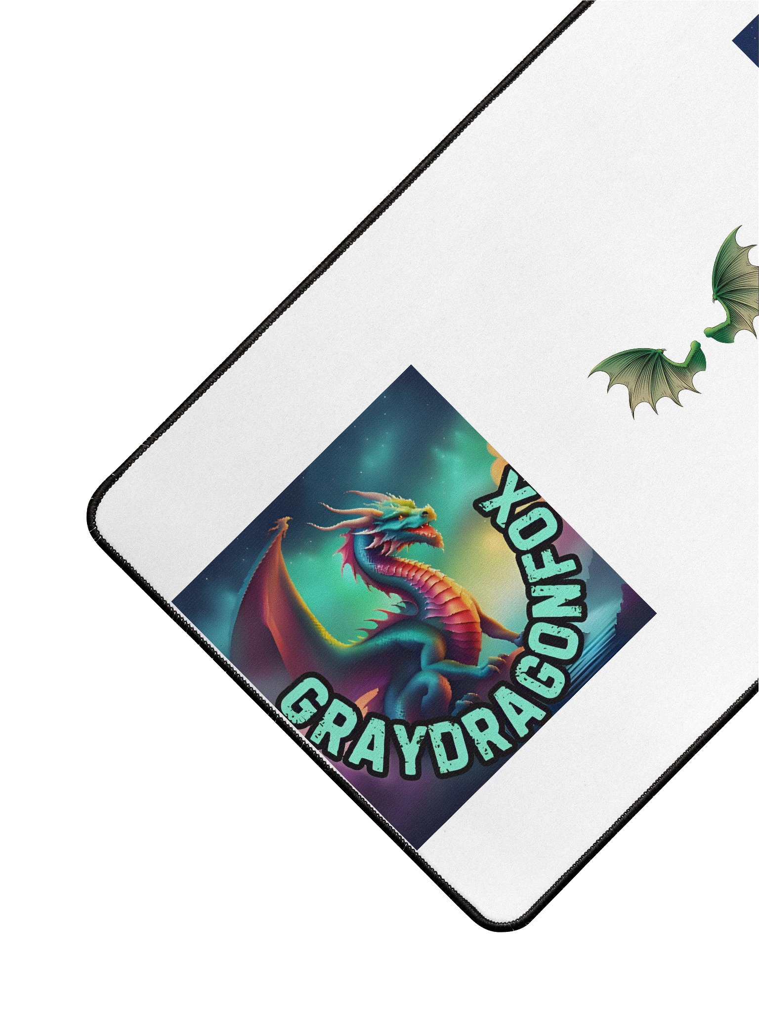 Graydragonfox & Wrongpluto Dual Logo Game Mat product image (3)