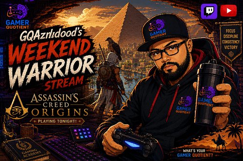 🦂 WEEKEND WARRIOR STREAM 🦂

Tonight we travel to Ancient Egypt in Assassin’s Creed: Origins ⚔️

Pyramids.
Hidden tombs.
Deser...