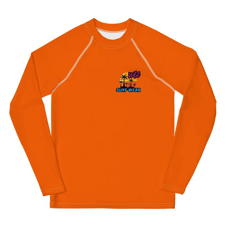 Wild Orange Neon Youth Rashguard product image (1)