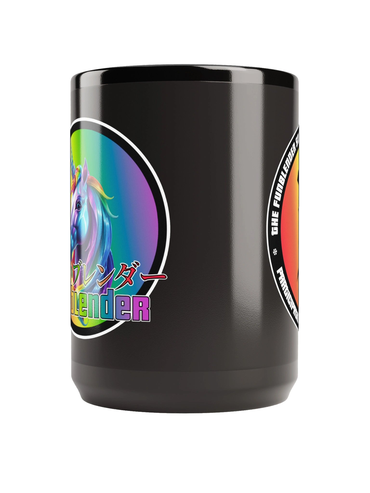 15oz. Black Double Logo Mug product image (5)