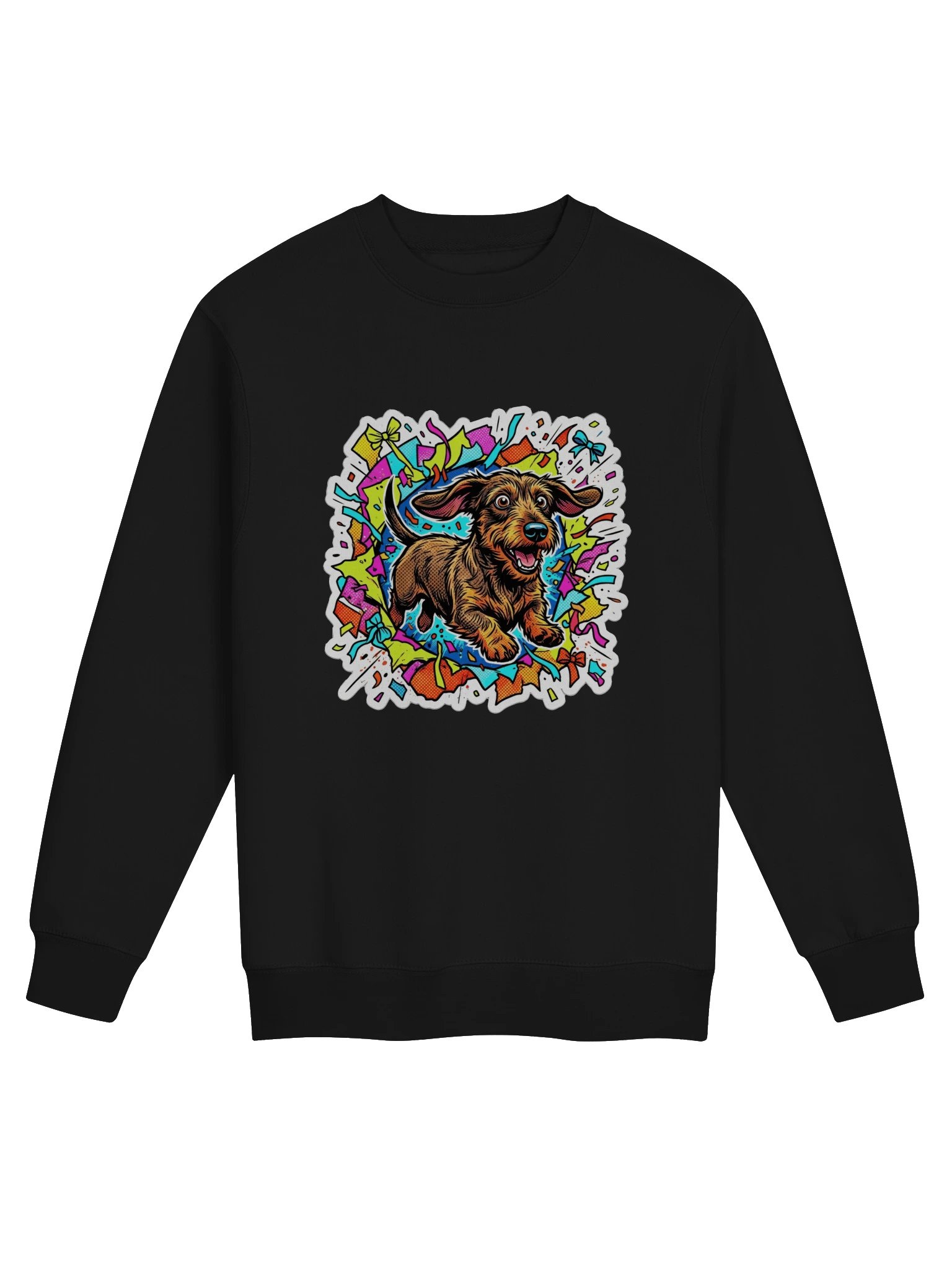 Wrapping Paper Chaos Dachshund Crewneck product image (1)
