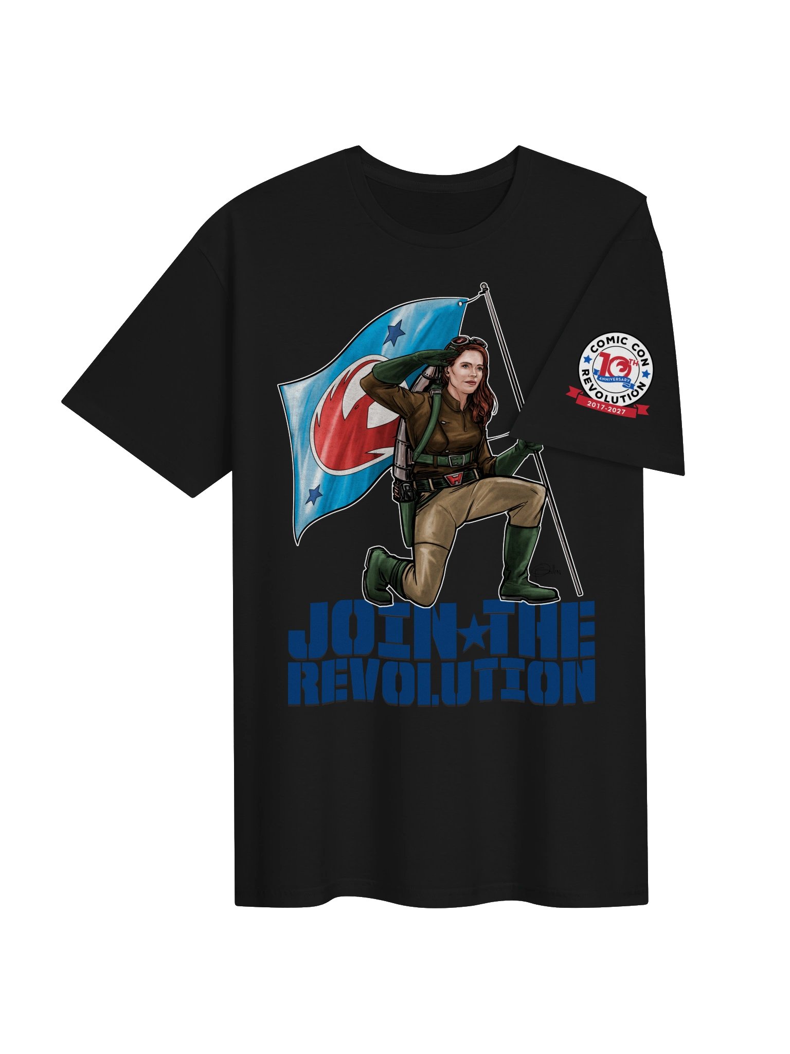 Comic Con Revolution 10th Anniversary Jetpack Jules 2017 Reissue Tee product image (40)